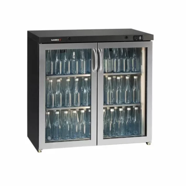 VITRINE MAXIGLASS NOVERTA, 250L, ENCAD. PTE INOX